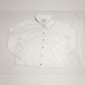 Stacy Bradley Classic White Denim Jacket for Women